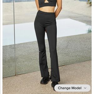 Alo Yoga High Waist Zip It Flare Legging